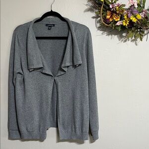 Lands' End Heather Gray Cardigan